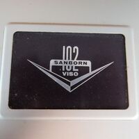 Voorwerpen Adlib\0-9000\v09139-b.jpg; V09139; Elektrocardiograaf Sanborn 102 Viso; ECG apparaatECG equipment (Electrocardiograph)